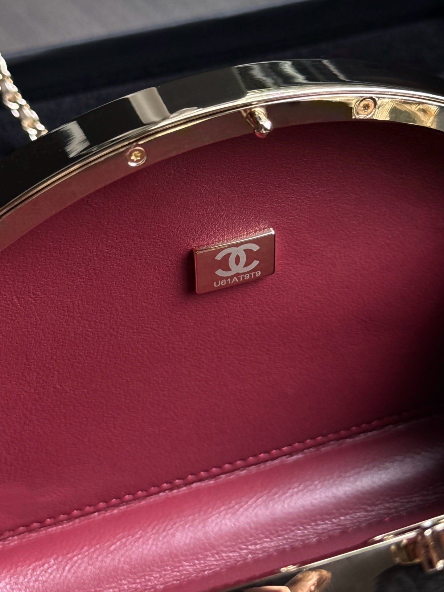 Chanel 2026 Elevator Minaudiere Bga 21.5cm Gold Metal