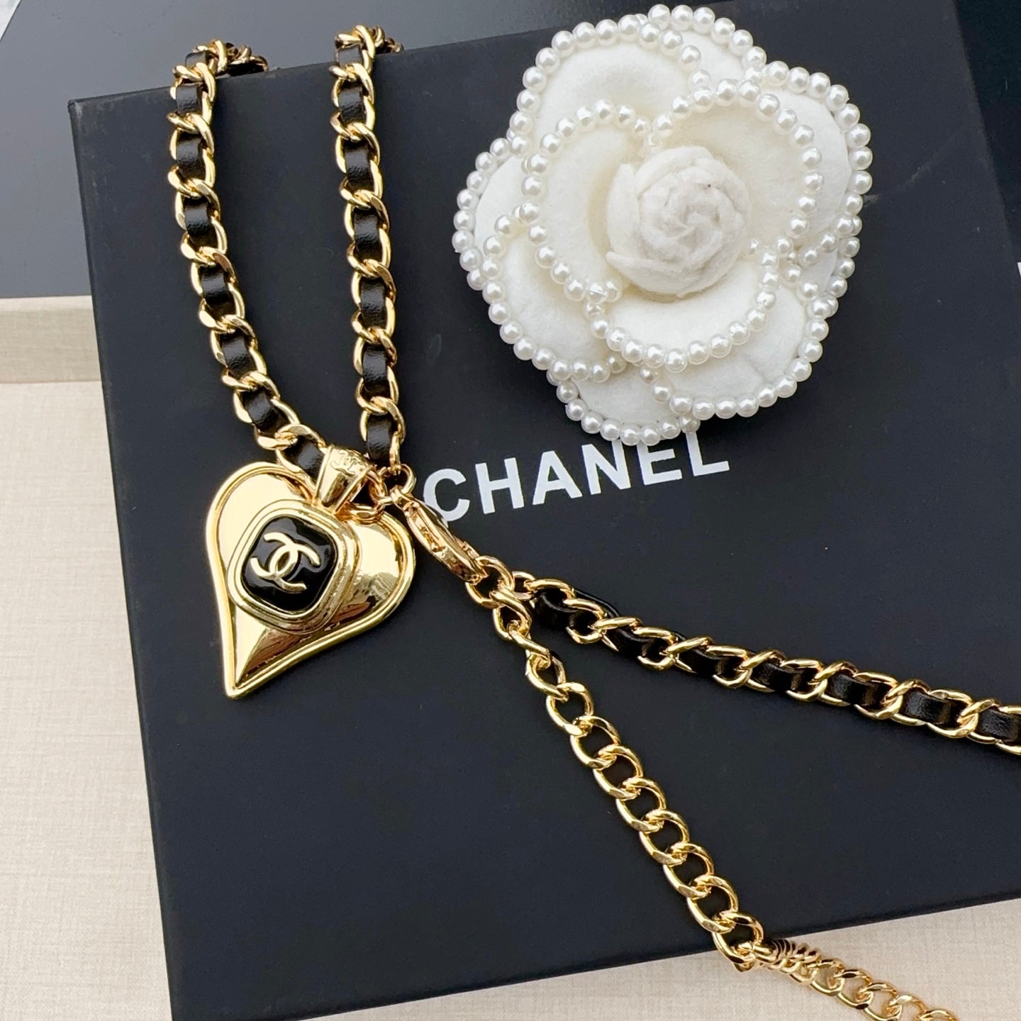 Chanel 2026 Heart Charm Chain Belt 201304