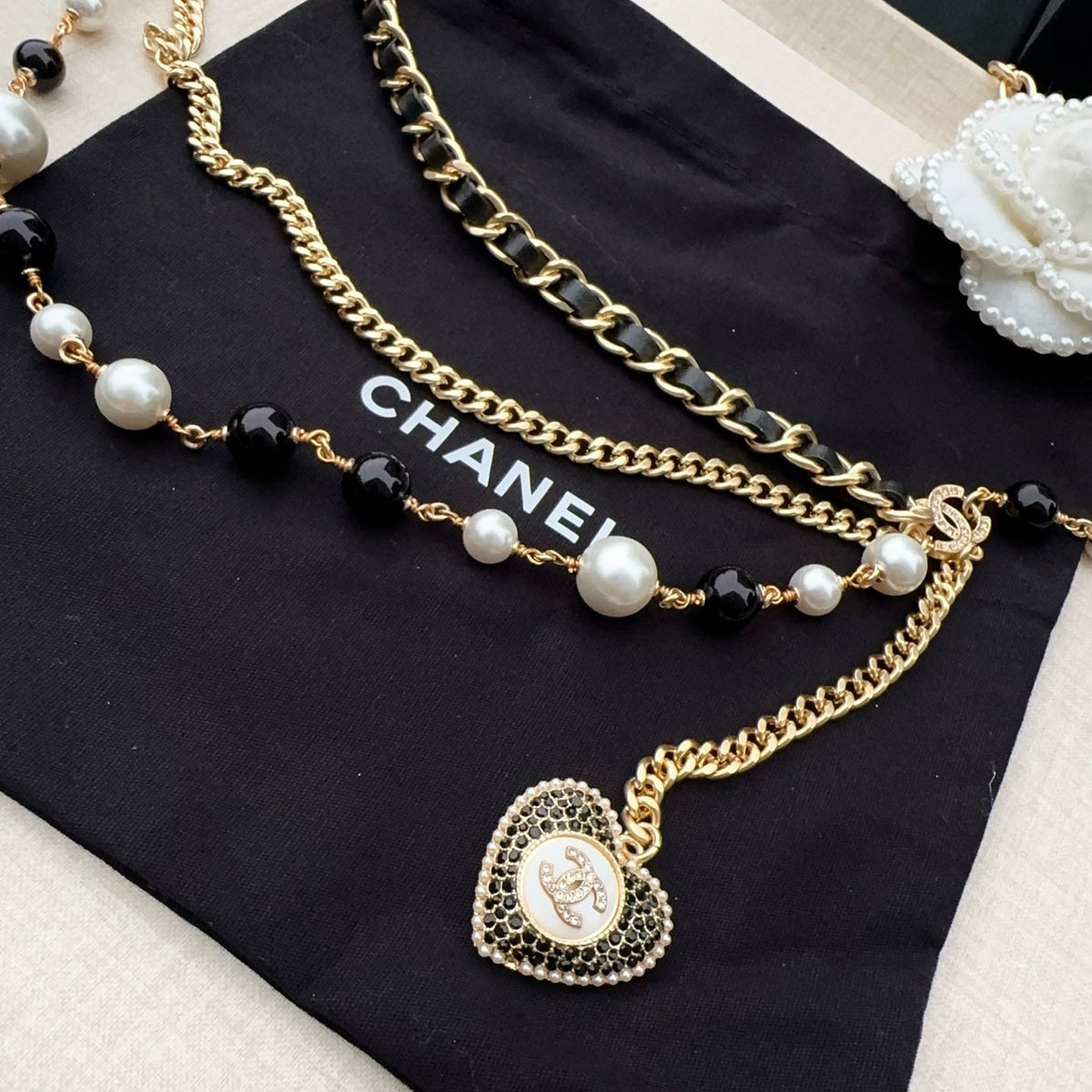 Chanel 2026 Multi-Layer Pearl Charm Belt 210473