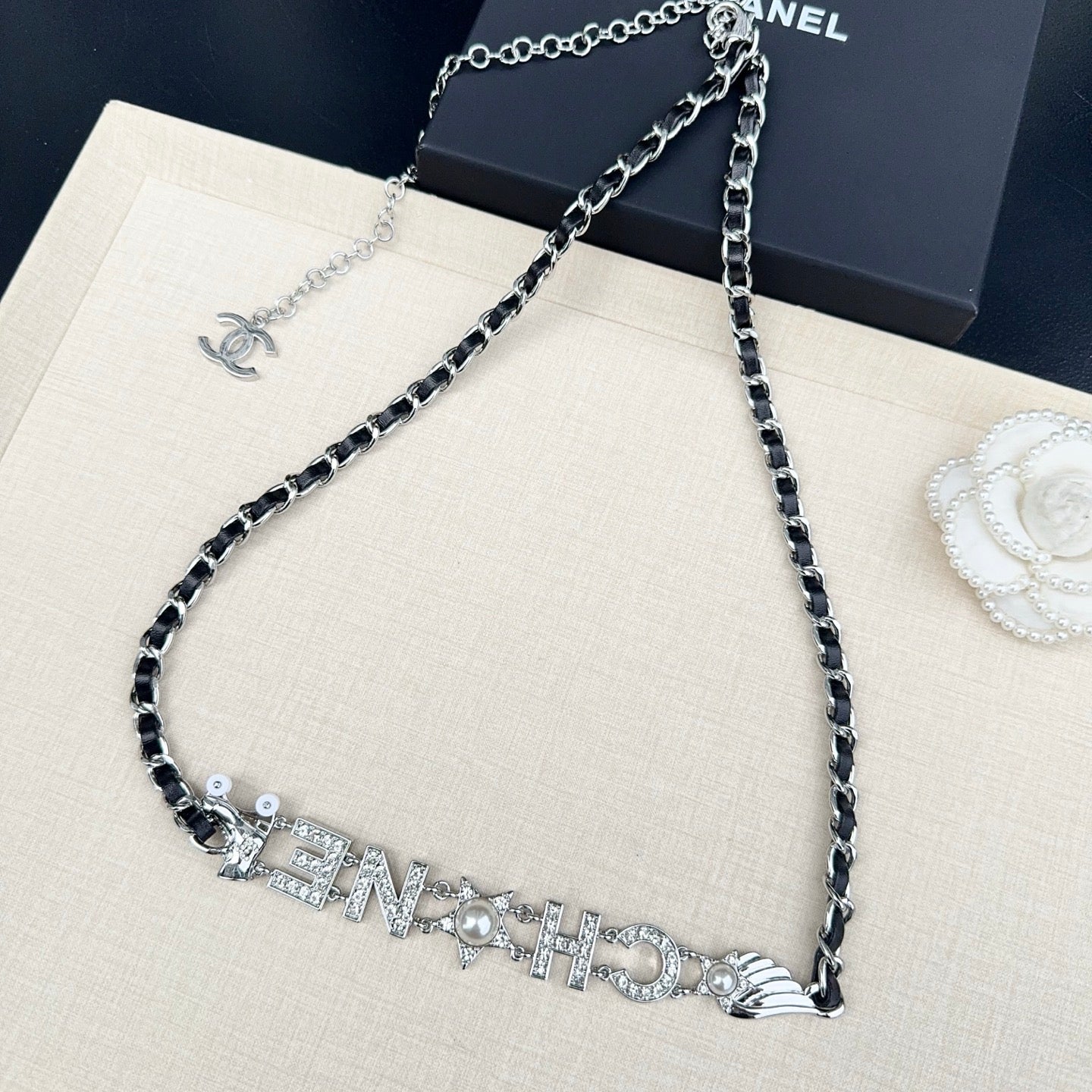 Chanel 2026 Crystal CC Logo Chain Belt 212349