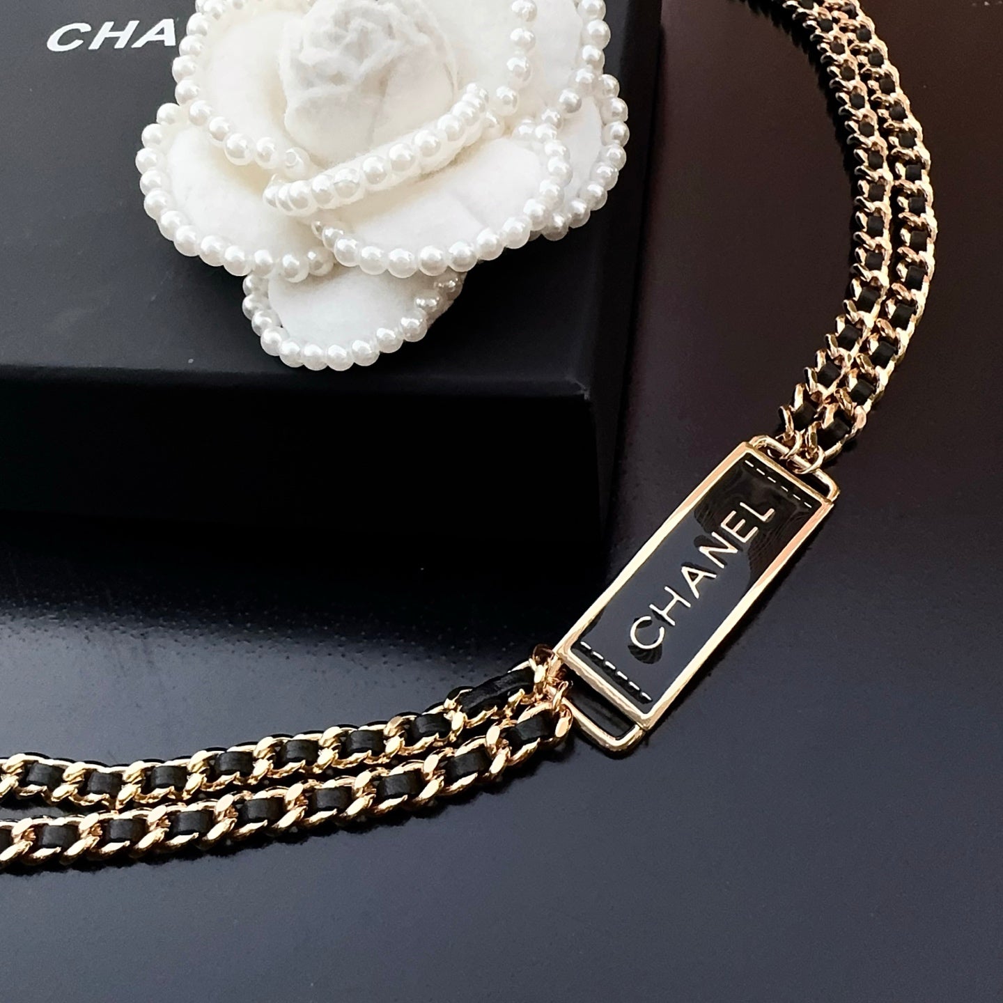 Chanel 2026 CC Logo Plaque Waist Belt 213244