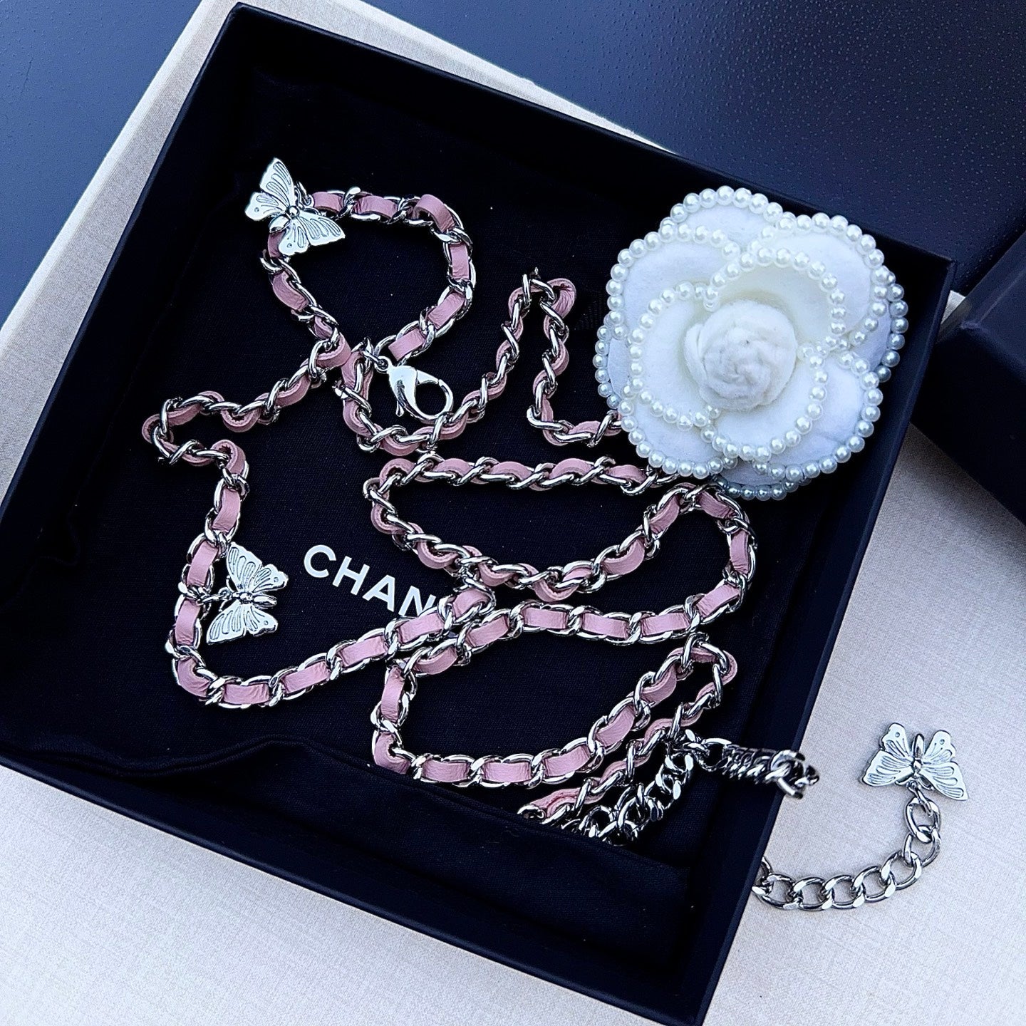 Chanel 2026 Butterfly Charm Belt 213864