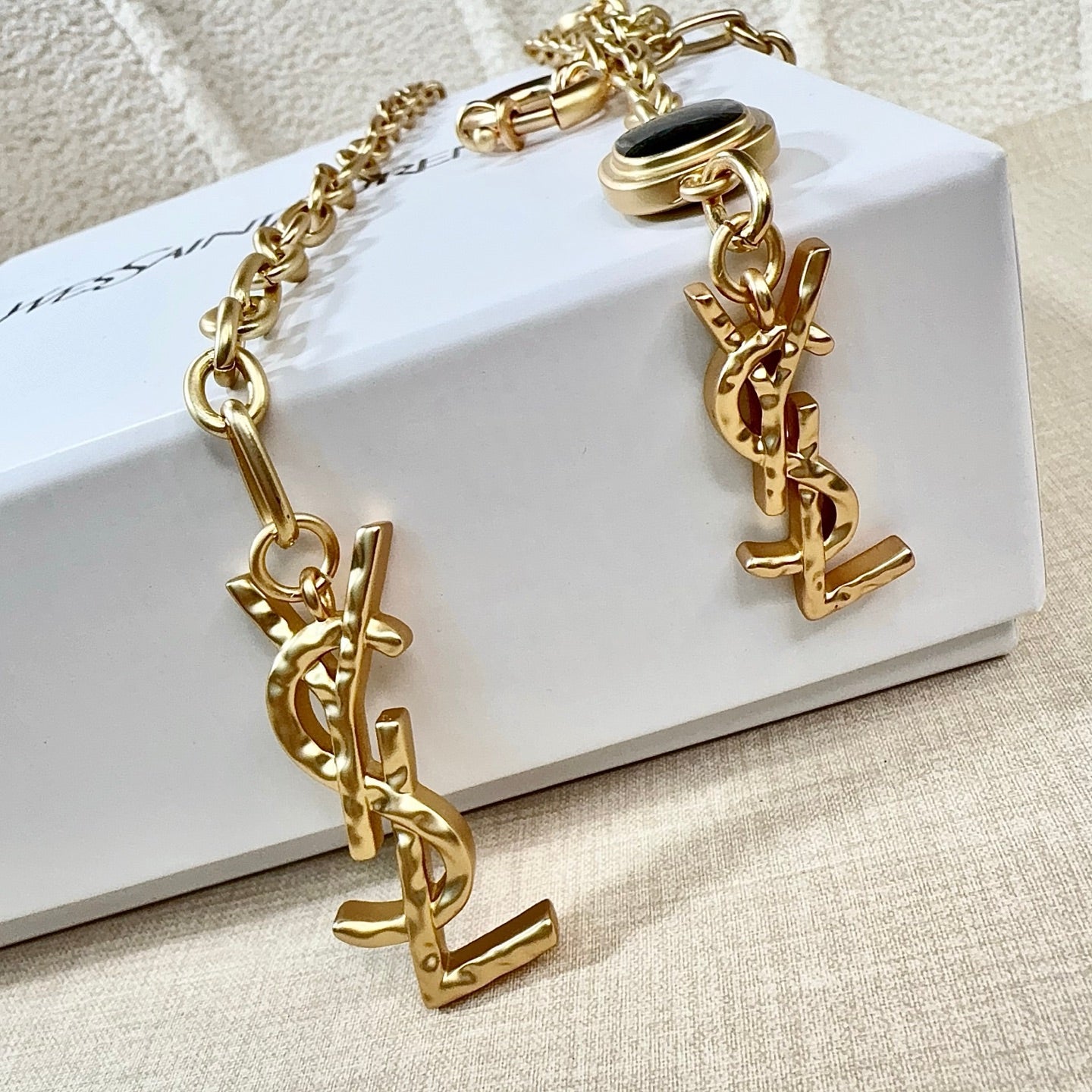 Saint Laurent 2026 Cassandre Chain Belt 215110