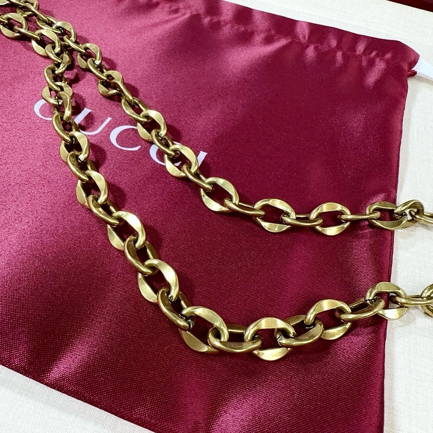 Gucci 2026 Waist Chain Belt Gold 215204