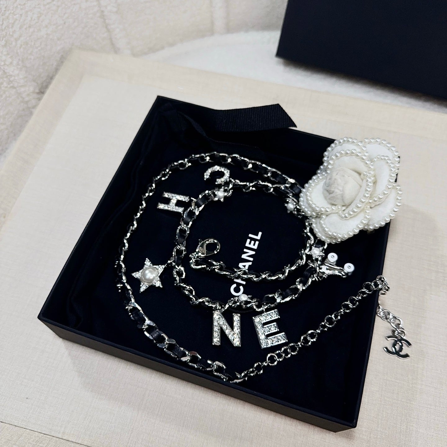 Chanel 2026 Letter Charm Belt 215438