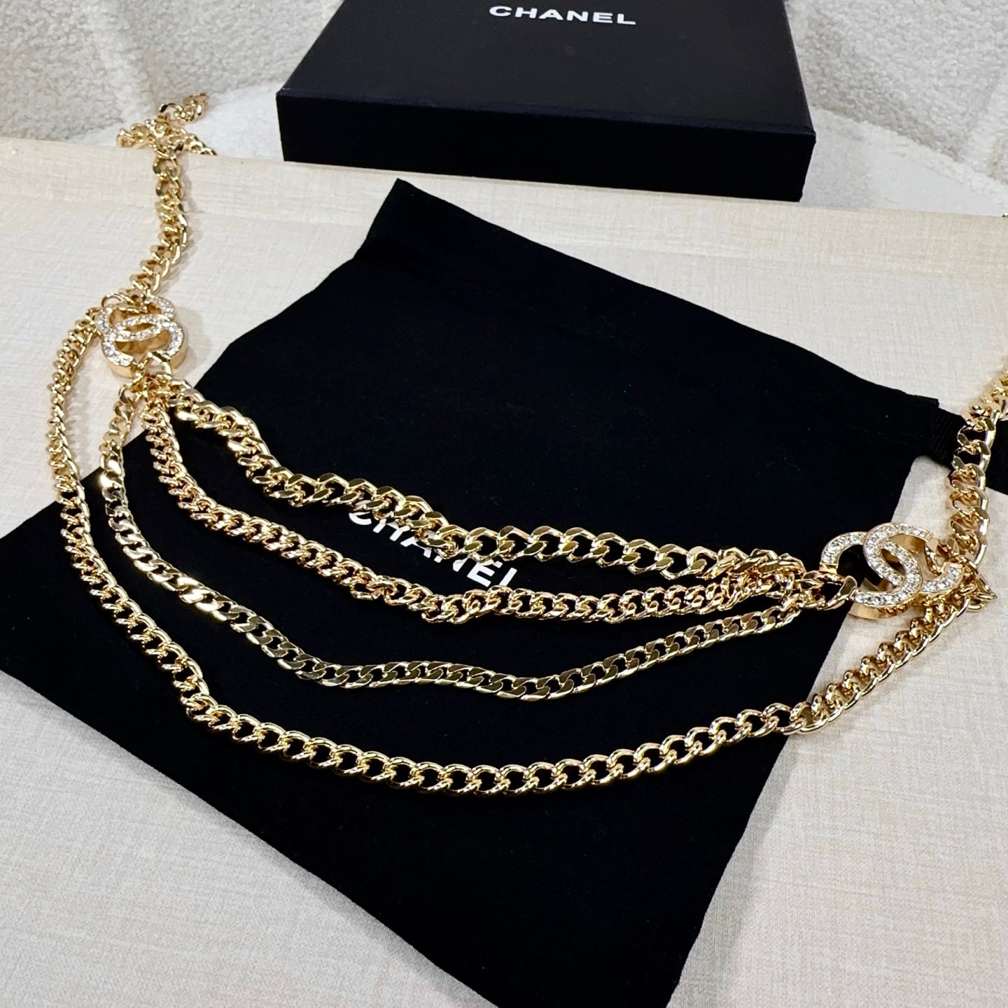 Chanel 2026 Triple-Chain Belt 215751