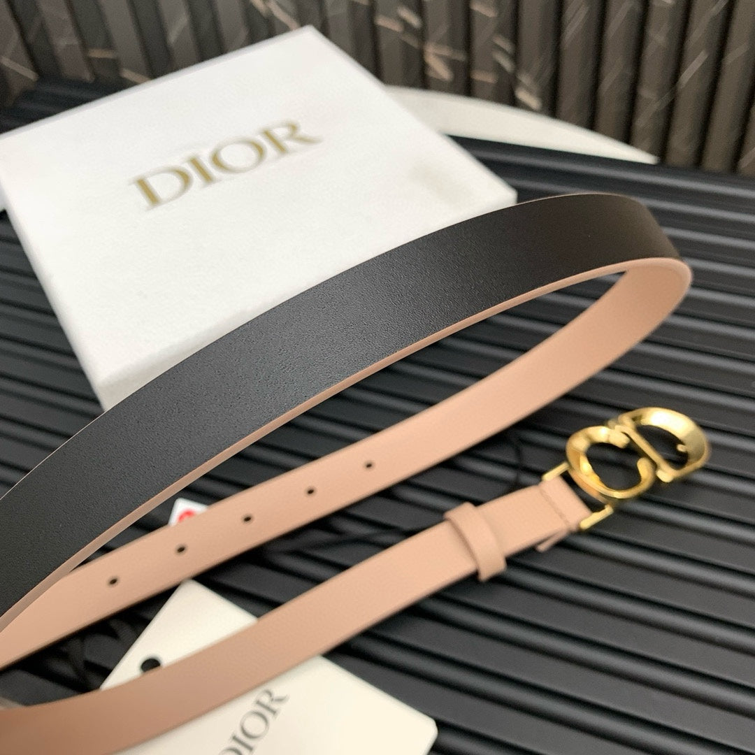 Dior 2026 Saddle Belt 25mm Calfskin