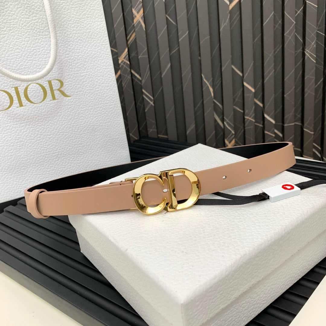 Dior 2026 Saddle Belt 25mm Calfskin