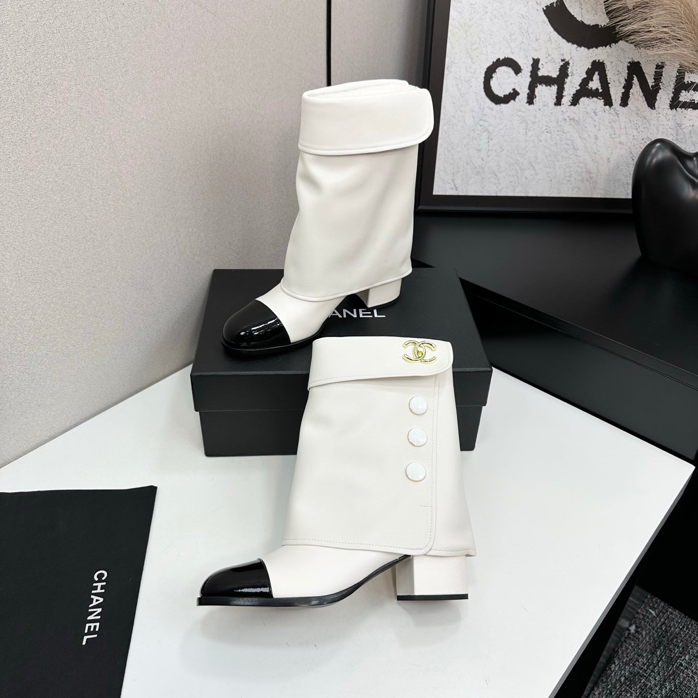 Chanel 2026 Ankle Boots 55mm Cowhide 985752