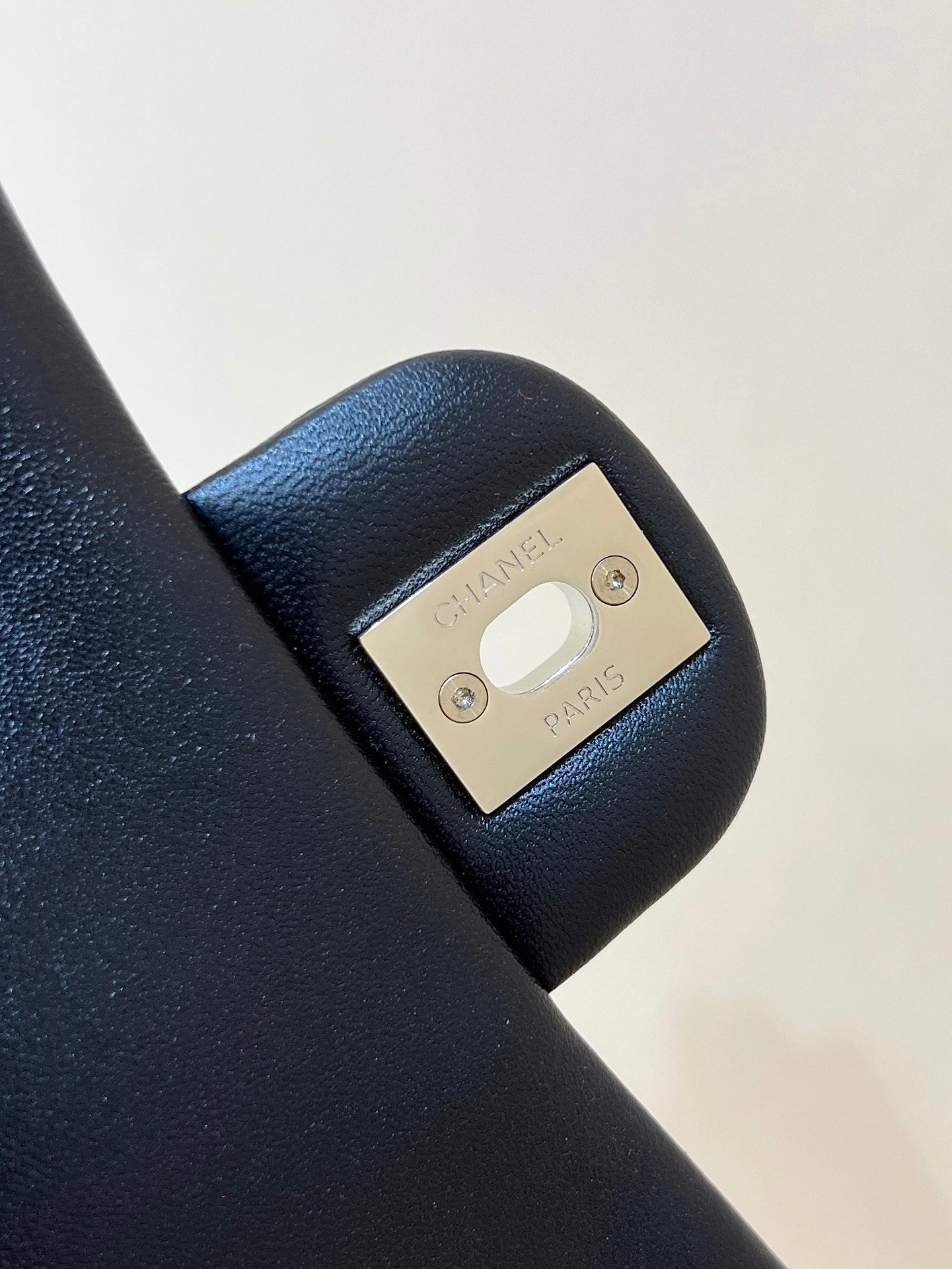 CC 24K Mini Flap Bag 18cm Black Lambskin Light Gold Hardware