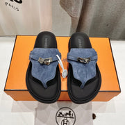 EMPIRE SANDAL BLACK MIX STONE SUEDE