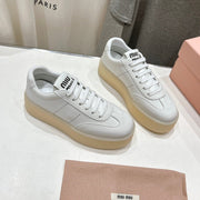 Miu Sneakers White Cowhide