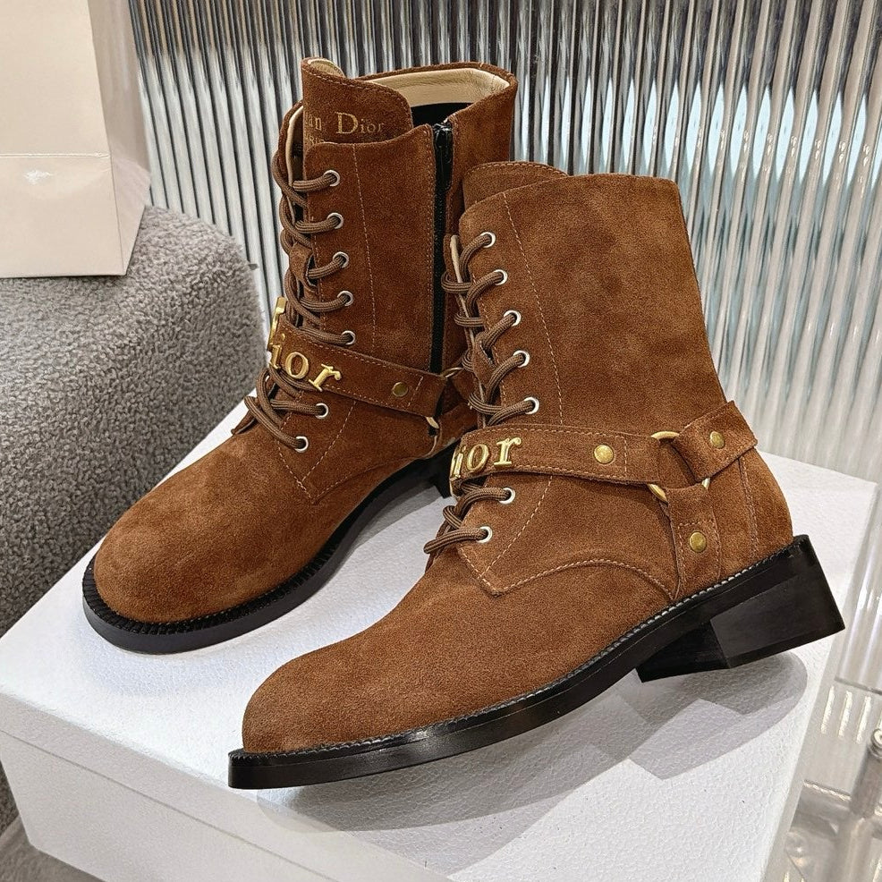 Dior 2026 Ankle Boots 35mm Suede Calfskin 927505