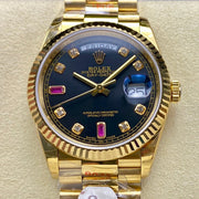 Rolex Day-Date 36mm Gold Black Diamond