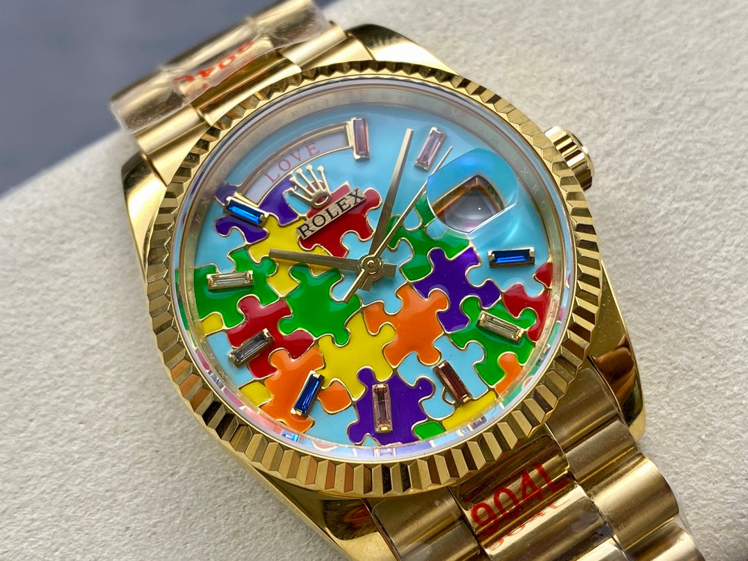 Rolex Day-Date 36mm Gold Multicolor