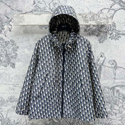 CD 25 Hooded jacket Black White Cotton