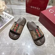 GG Men's 25 Slide Brown Canvas Rubber 720570