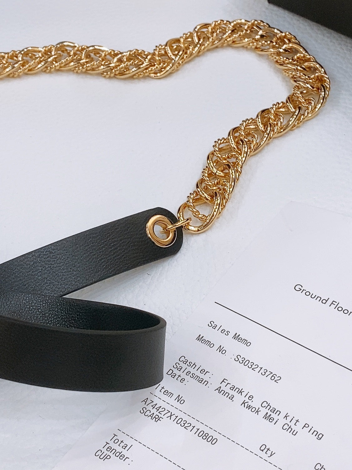 Chanel 2026 Spiral Bow Waist Chain Belt