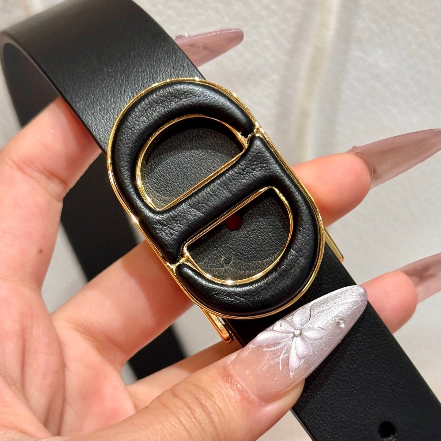 Dior 2026Reversible Saddle Belt 2.5cm Smooth Calfskin