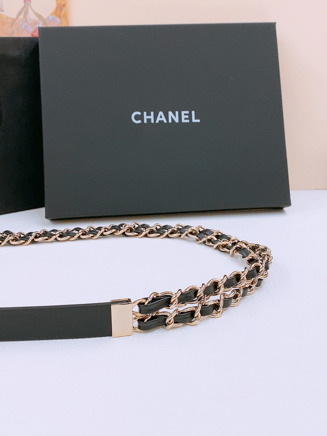 Chanel 2026 Leather Chain Belt 20mm 190392