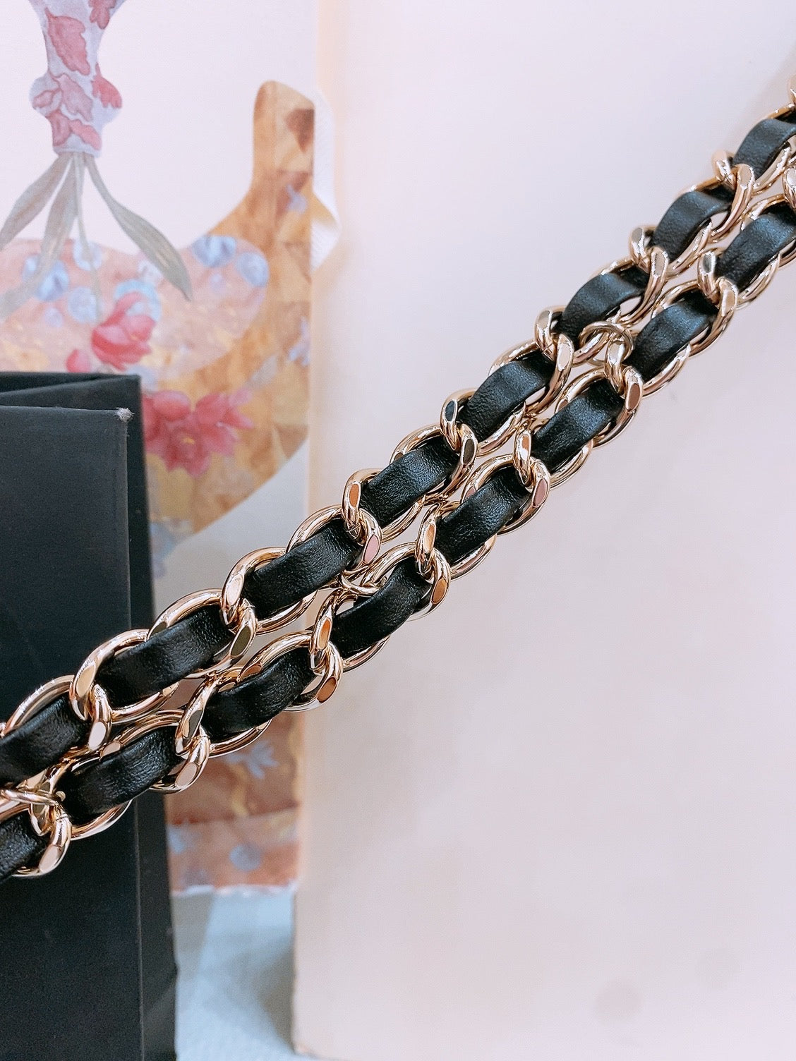 Chanel 2026 Leather Chain Belt 20mm 190392