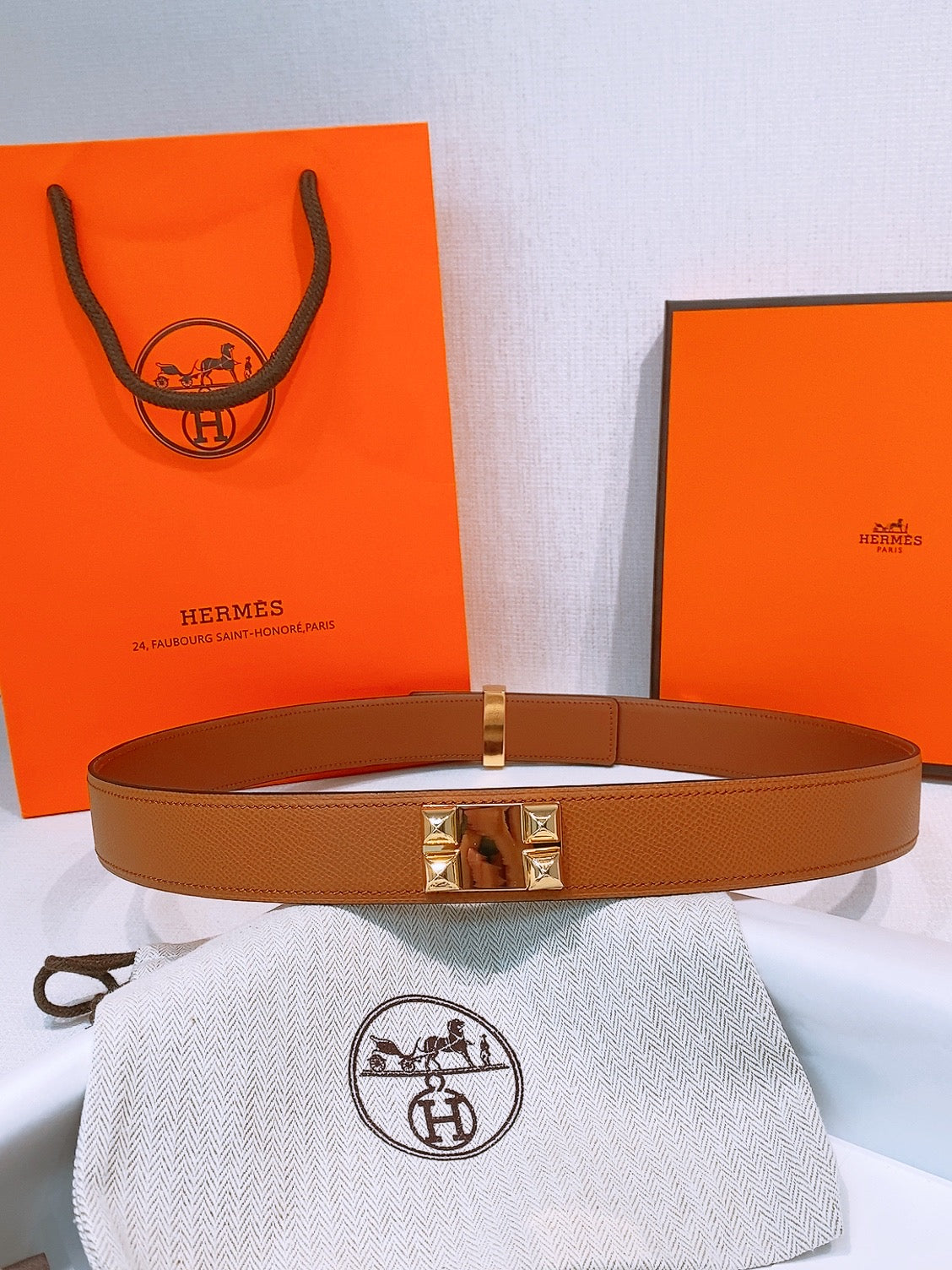 Hermes 2026 Collier De Chien Belt 32mm Leather