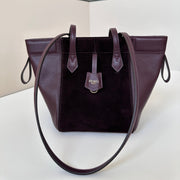 ORIGAMI MINI 19 IN WINE RED LAMBSKIN AND SUEDE