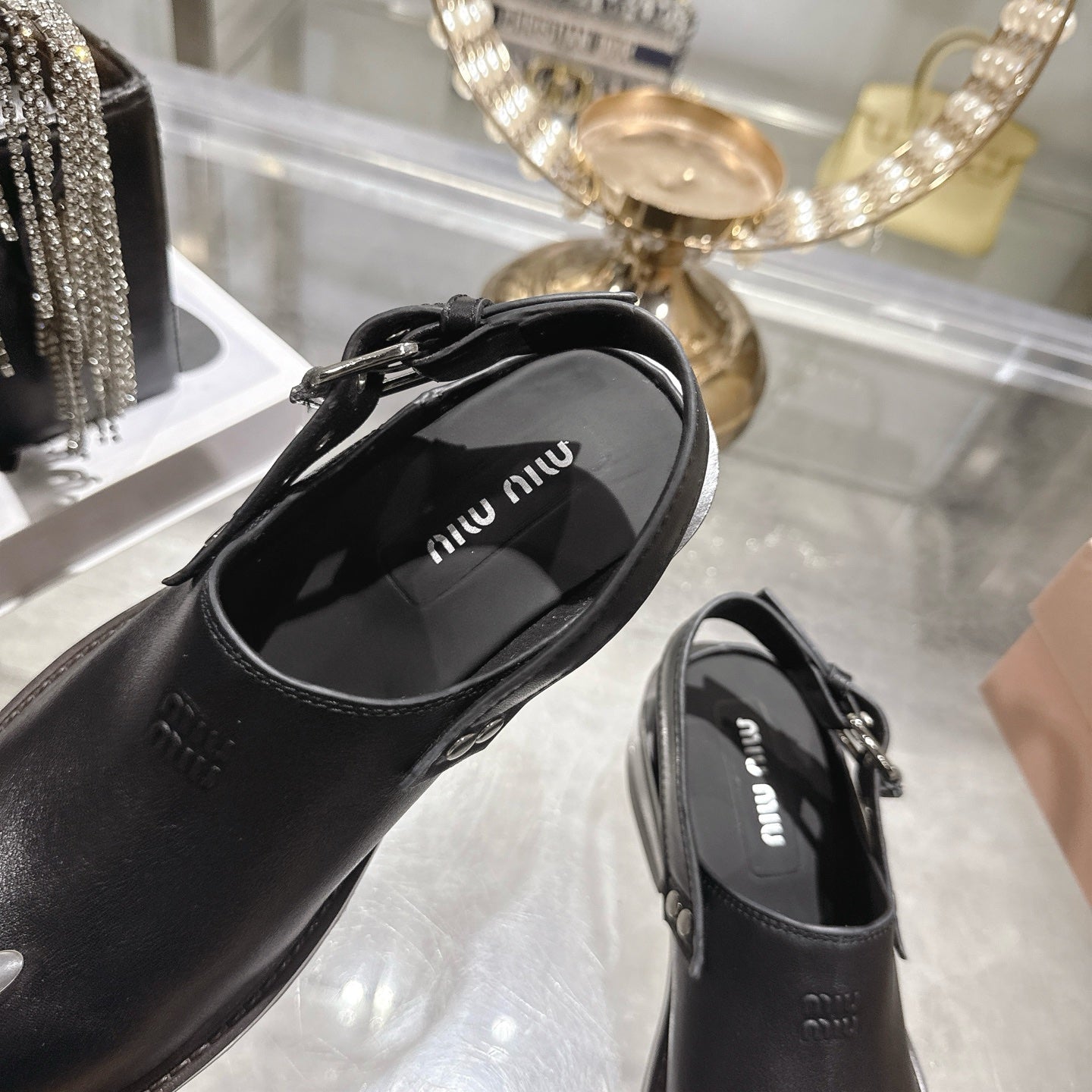 Miumiu 2026 Foule Mule Cowhide 951507