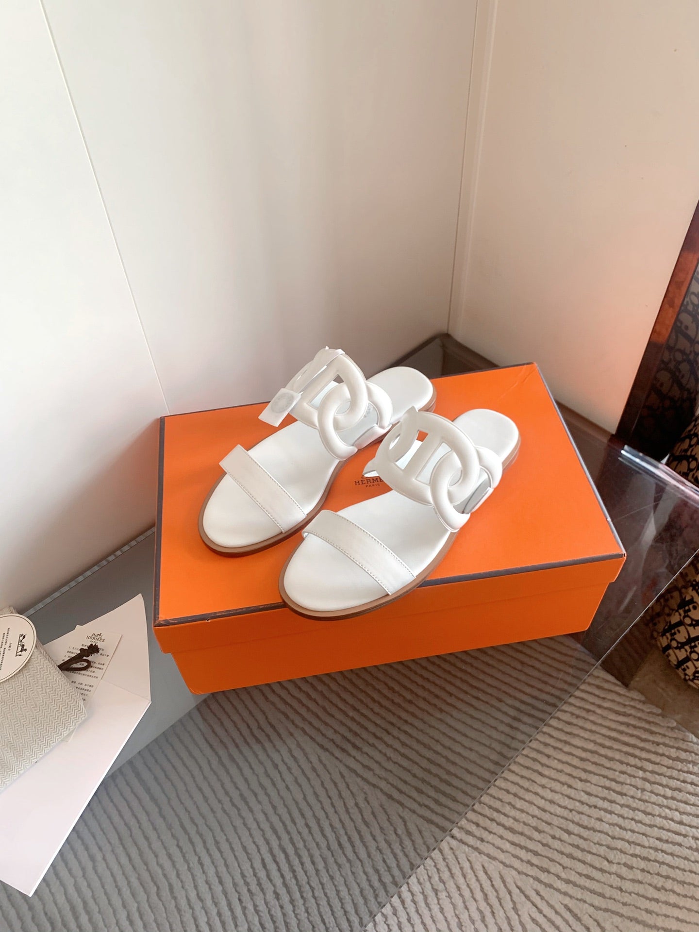 Hermes 2026 Lagune Sandal Sheepskin 698315