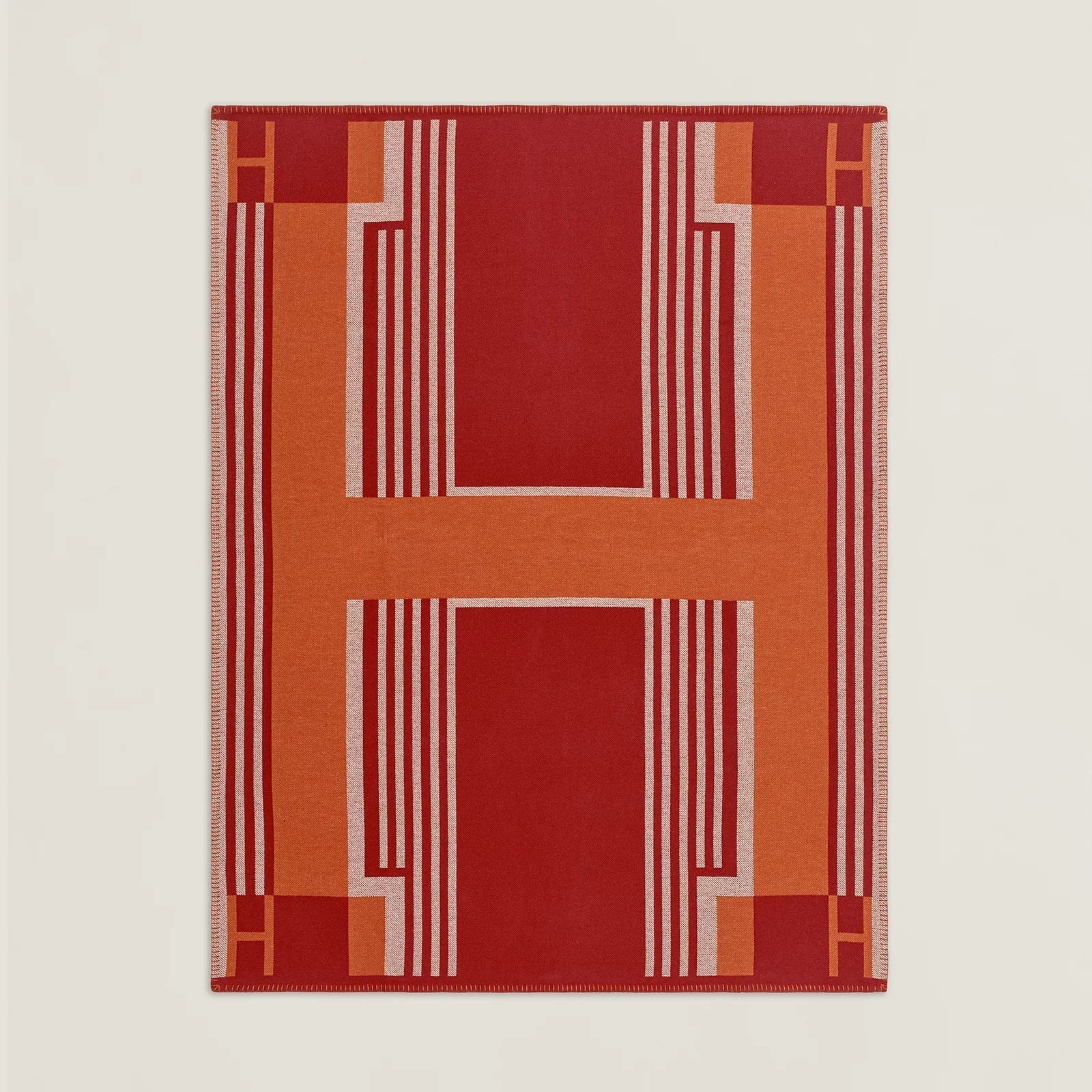 Hermes Ithaque Throw Blanket Wool Cashmere