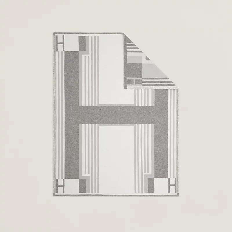 Hermes Ithaque Throw Blanket Wool Cashmere