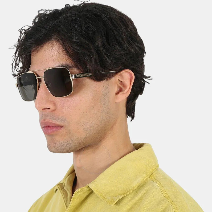 SQUARE FRAME SUNGLASSES 576906 IN METAL