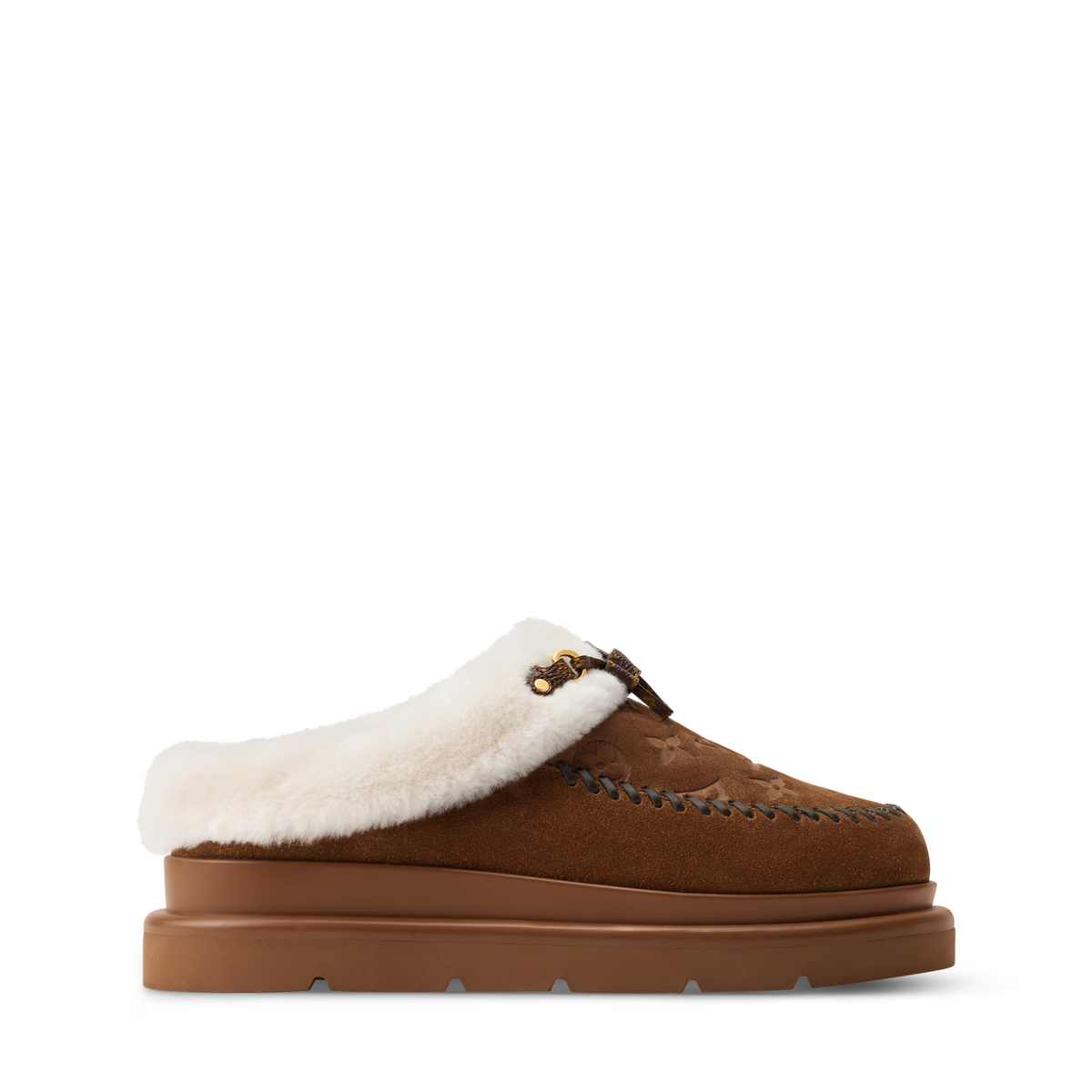 Louis Vuitton 2026 Cortina Closed Mule Suede Wool