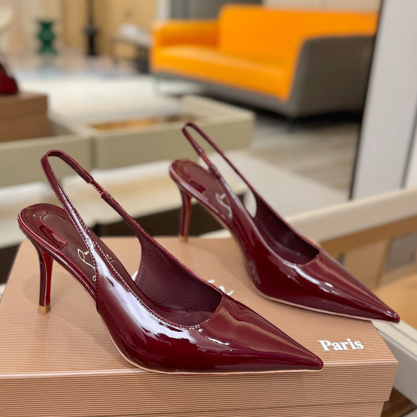 Christian Louboutin Miss Z SlingBack Patent Leather 434842