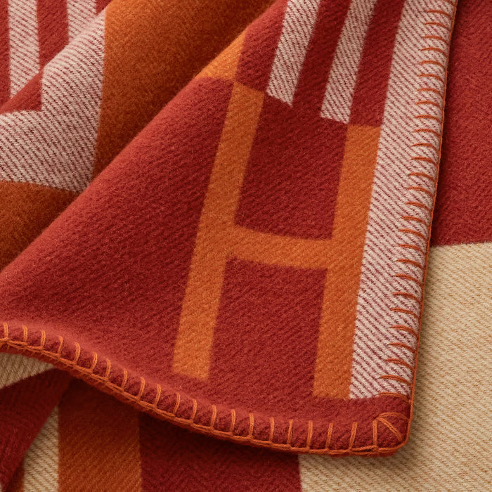 Hermes Ithaque Throw Blanket Wool Cashmere