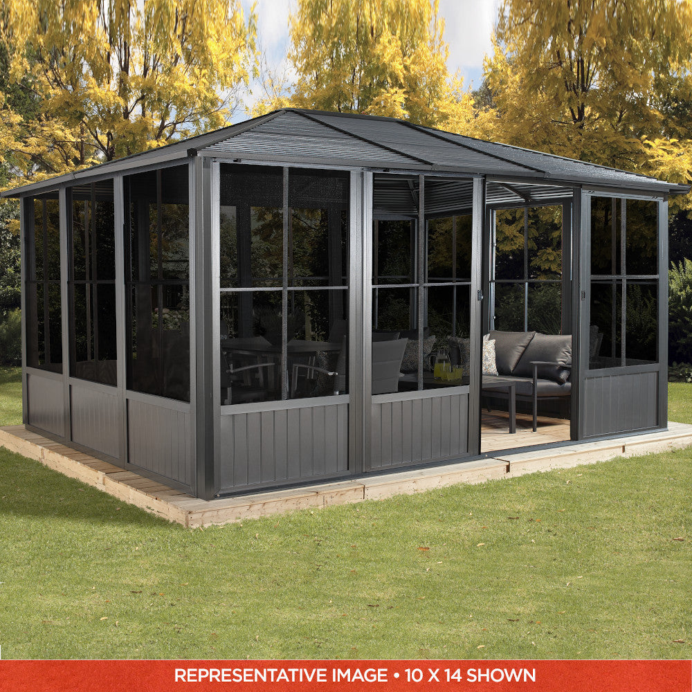 Sojag Korado Solarium with Rectangular Roof