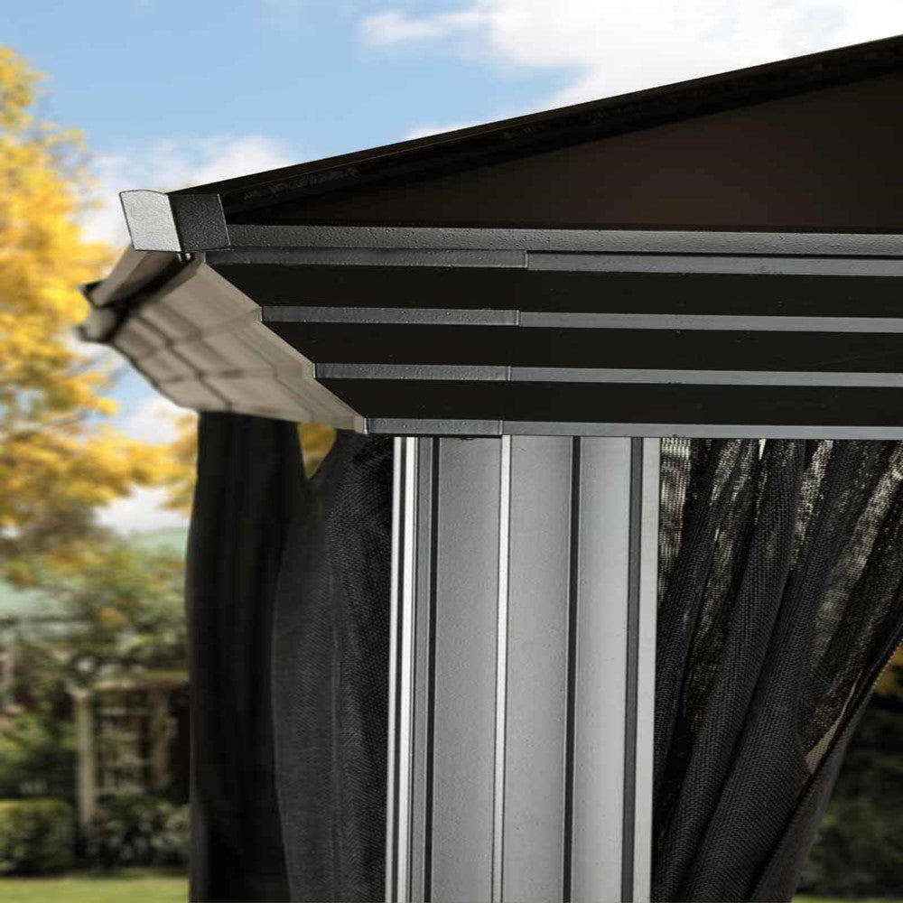 Sojag Cambridge Hardtop Gazebo With Mesh