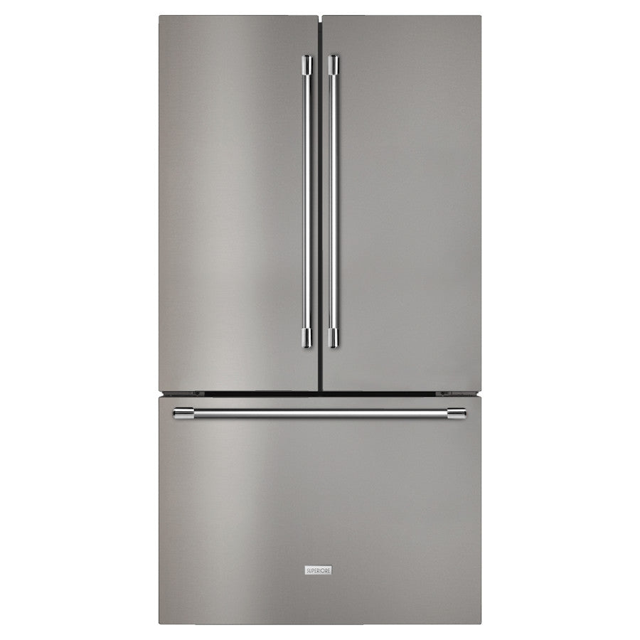 Superiore F_36FFS_ 36" Stainless Steel French Door Refrigerator