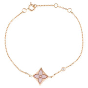 STAR 1 DIAMOND PINK GOLD BRACELET