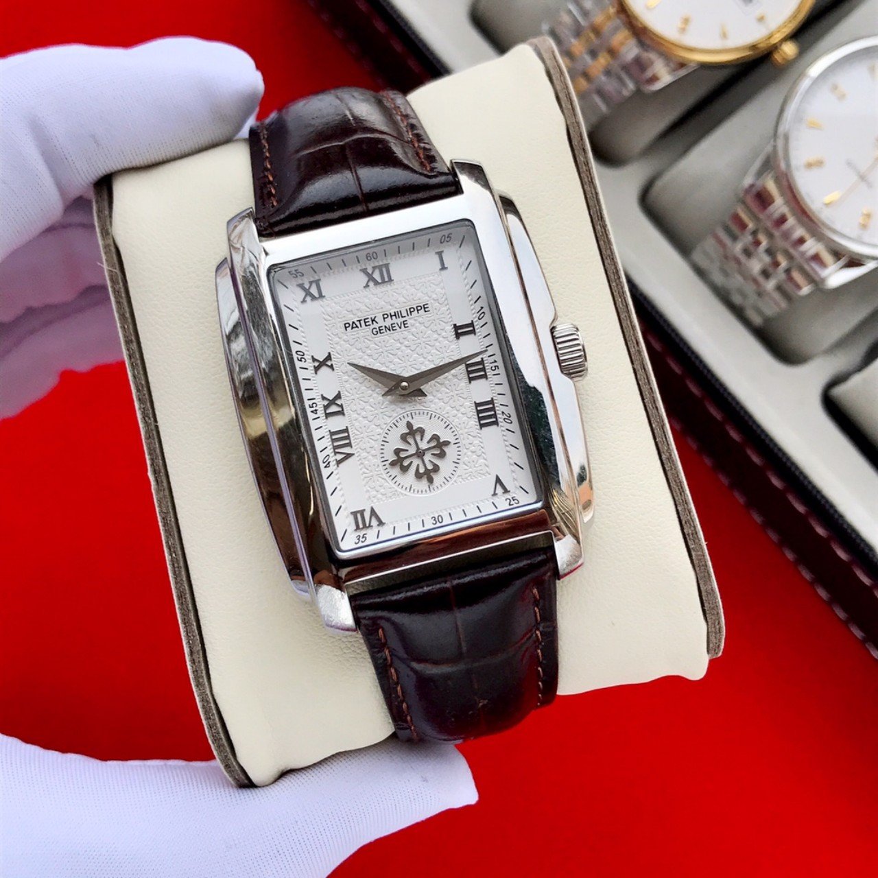 PATEK GONDOLO 40 MANUAL WINDING LEATHER STRAP