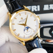 PATEK CALATRAVA MOONPHASE GOLD CASE