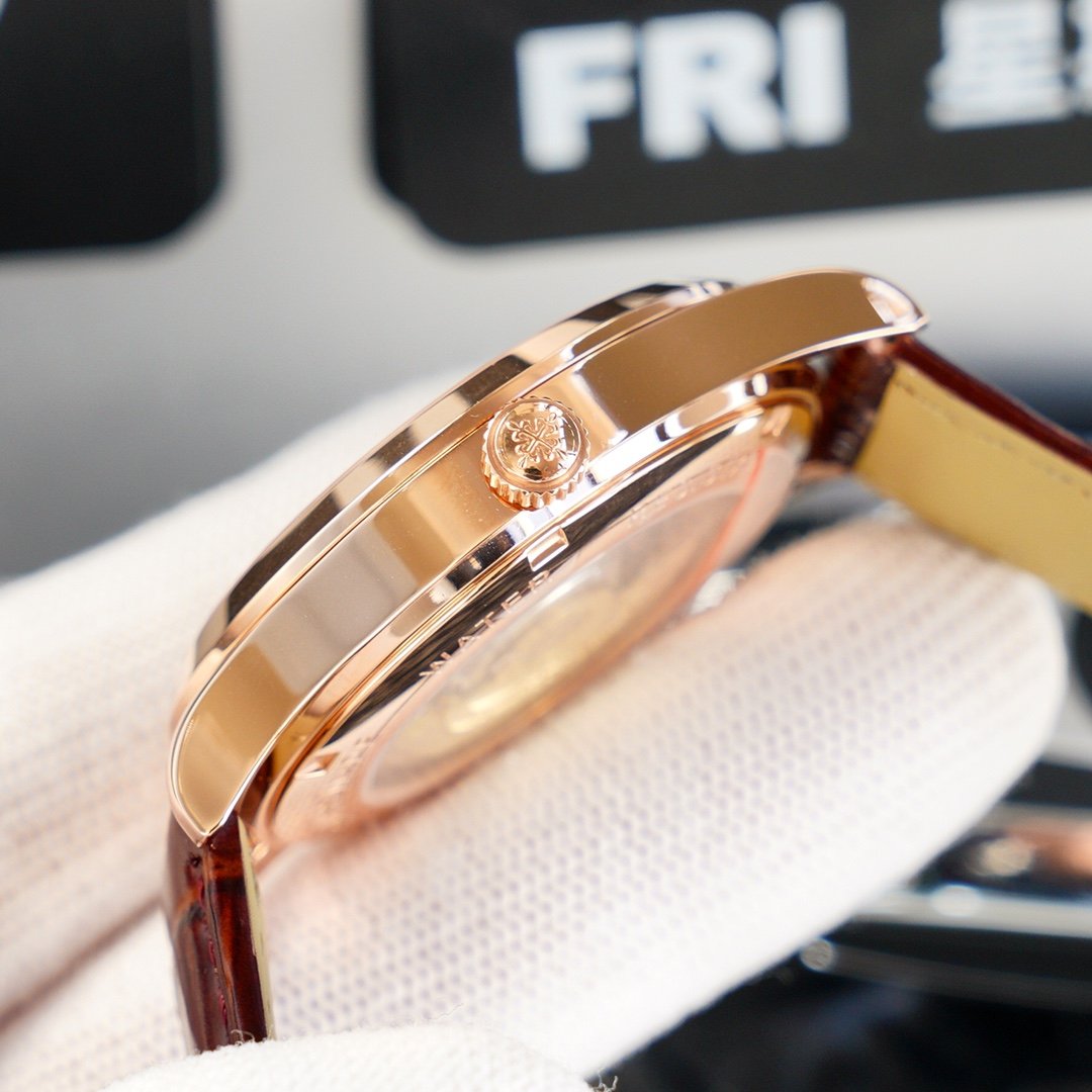 PATEK CALATRAVA MOONPHASE ROSE GOLD CASE