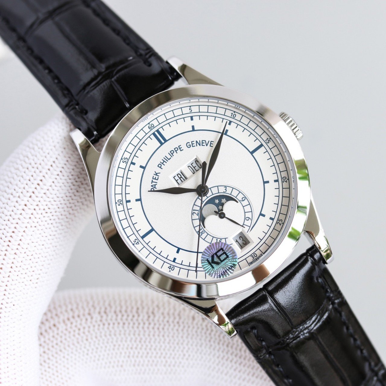 PATEK CALATRAVA 5376G-001 ANNUAL CALENDAR WHITE DIAL